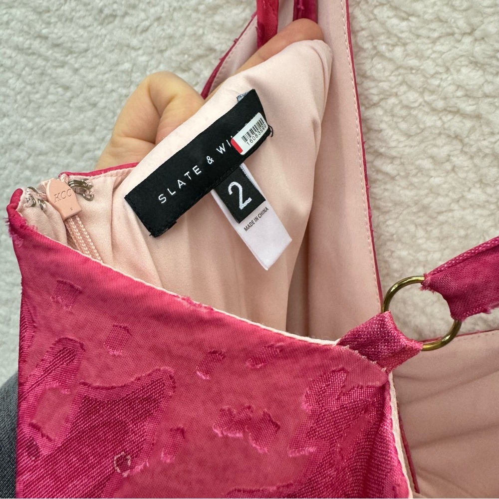 Size 2 - Slate & Willow - Pink Floral Jumpsuit Rent the Runway RTR $260 msrp - Picture 12 of 14